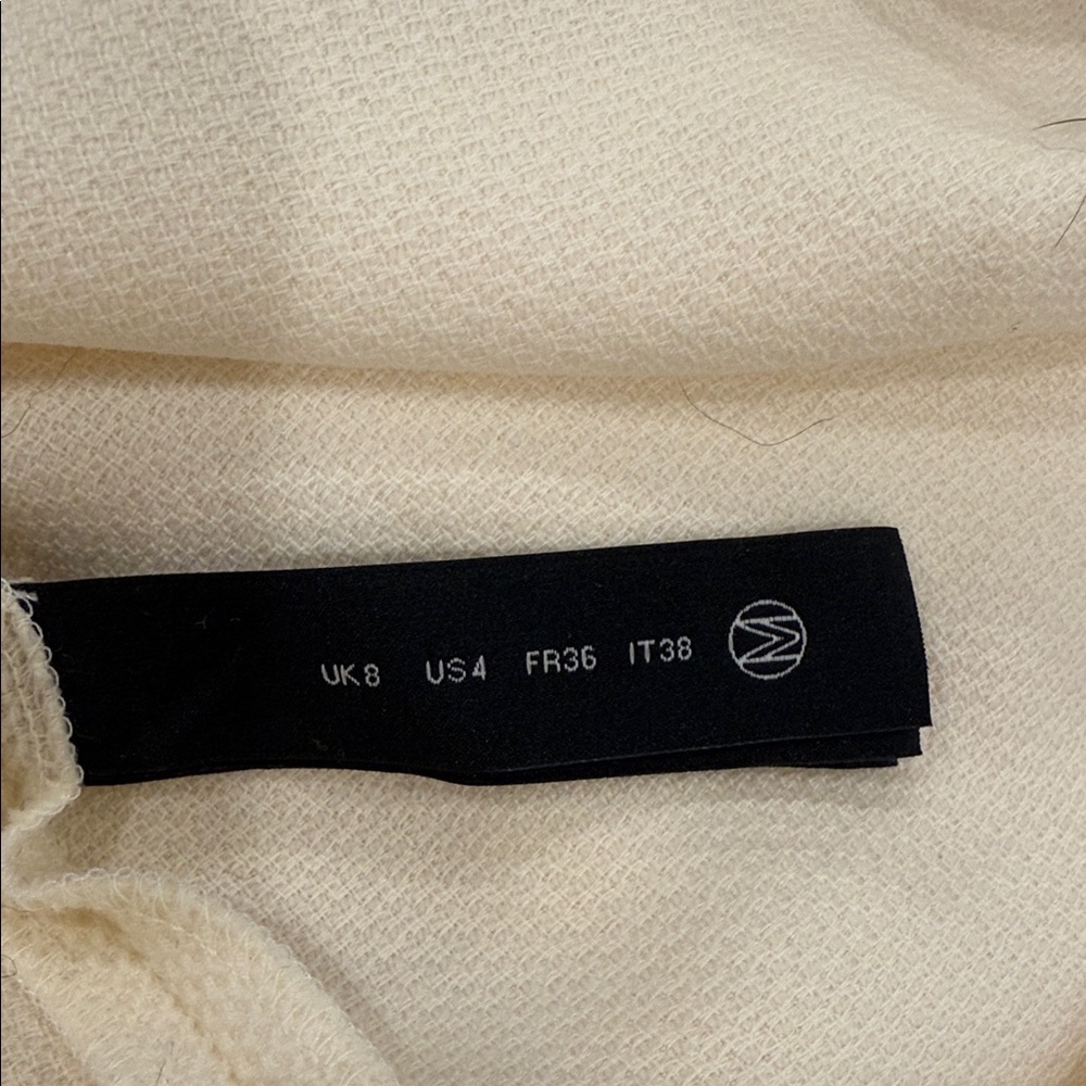 Mother of Pearl 100% Wool Knit Tie-Neck Dress – Size 4 – New - Picture 12 of 14